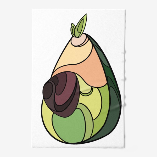 Полотенце «Рисунок «Авокадо»»