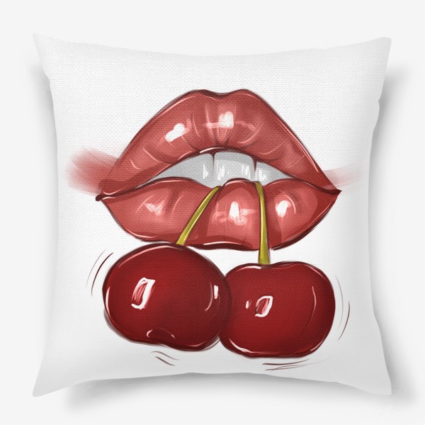 Подушка «Cherry lips»
