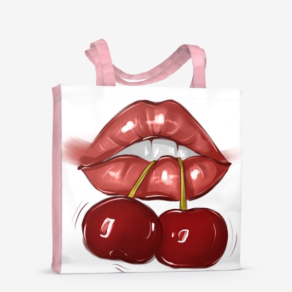 Сумка-шоппер «Cherry lips»
