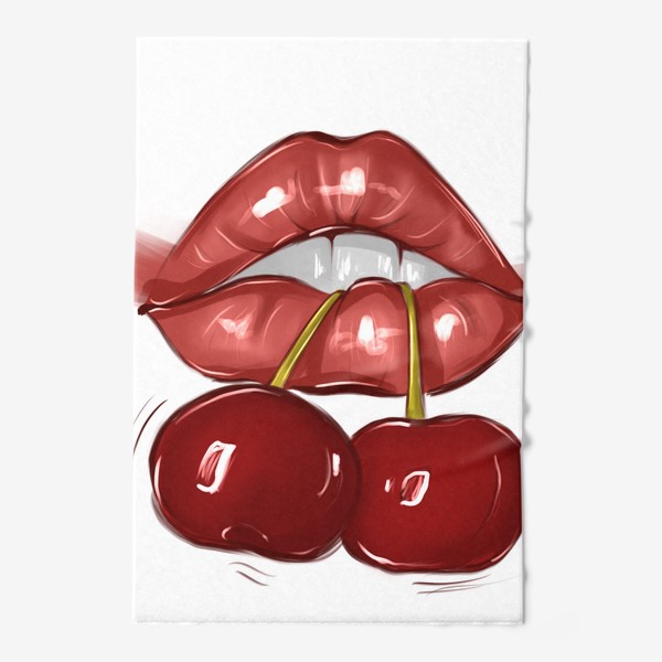 Полотенце «Cherry lips»