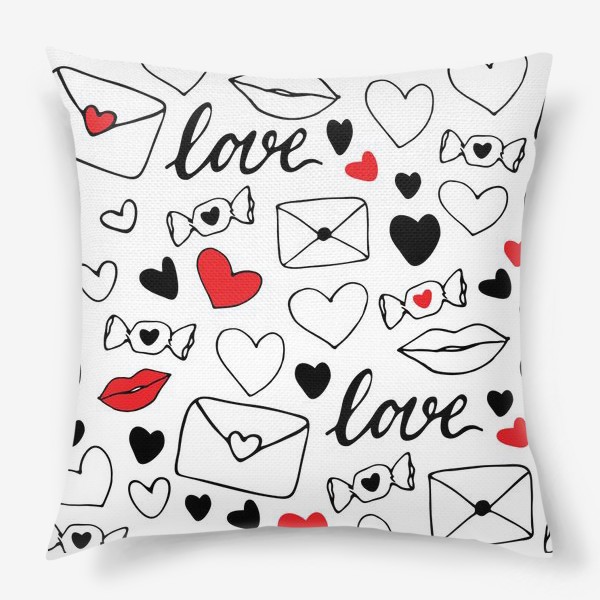 Подушка «Любовная тема»