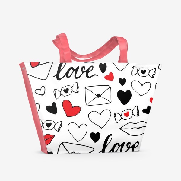 Пляжная сумка «Любовная тема»