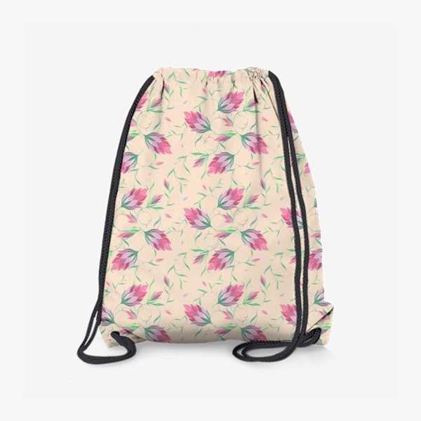 Рюкзак «Милые цветы на вьющихся веточках»