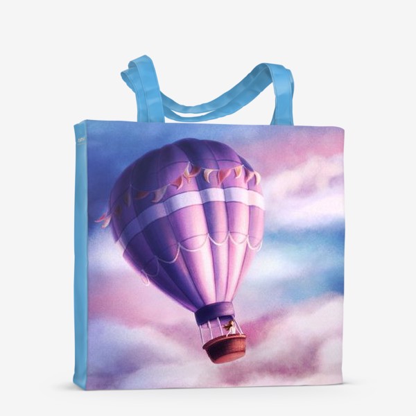 Сумка-шоппер «Полет на воздушном шаре»