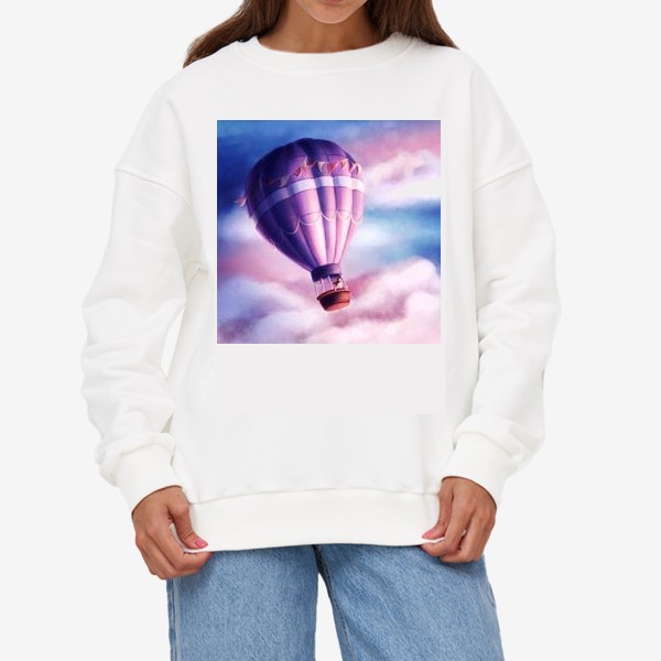 Свитшот «Полет на воздушном шаре»