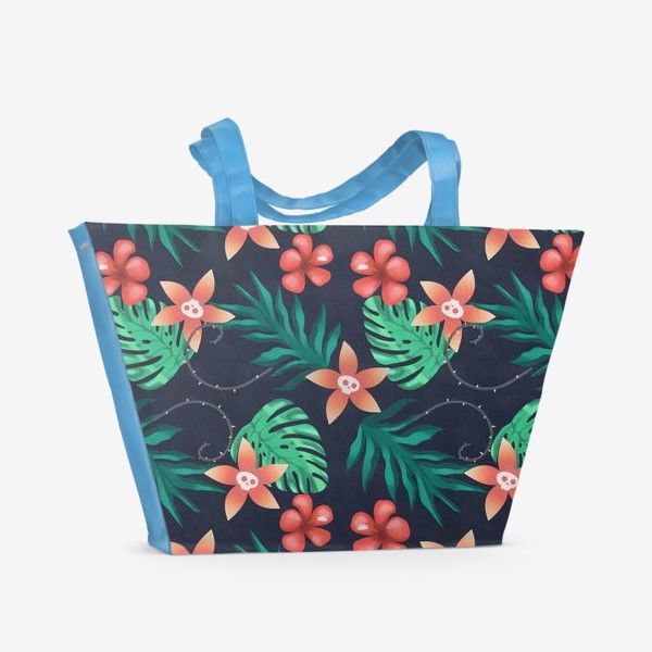 Пляжная сумка «Паттерн «Гавайи с изюминкой»»
