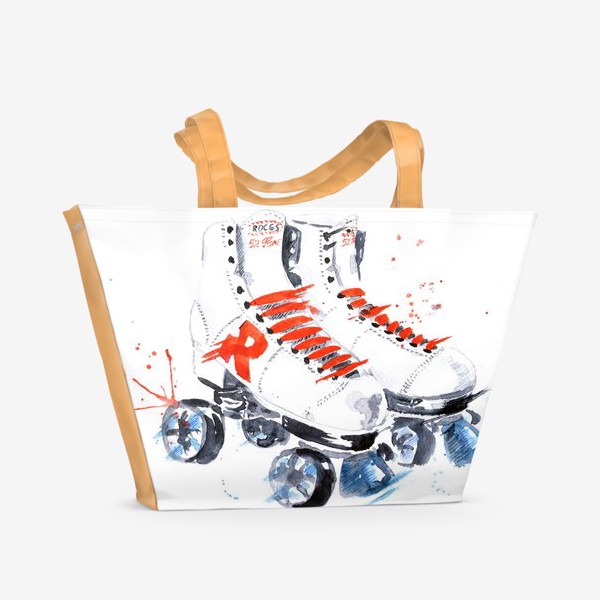 Пляжная сумка «Roller skates»