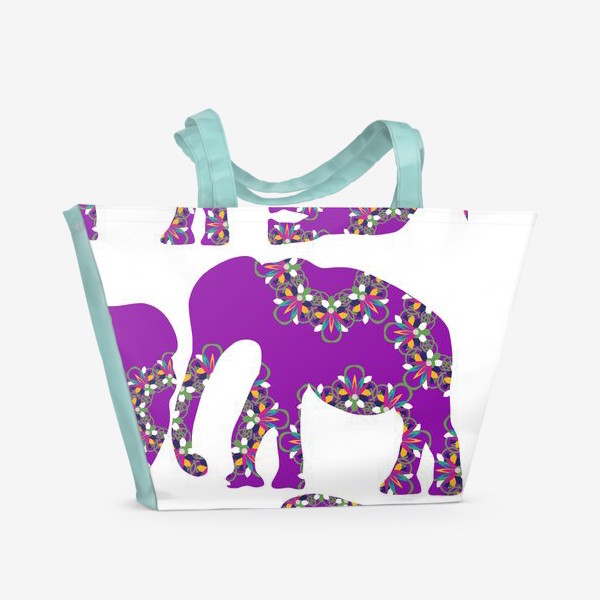 Пляжная сумка «Слоны »