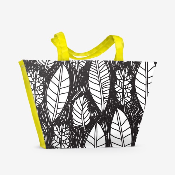 Пляжная сумка «листья»