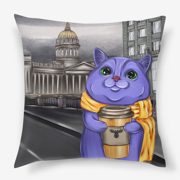 Подушка «Кот в Питере»