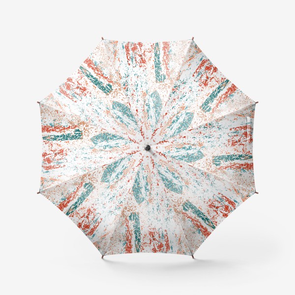 Зонт «брызги краски на белом»