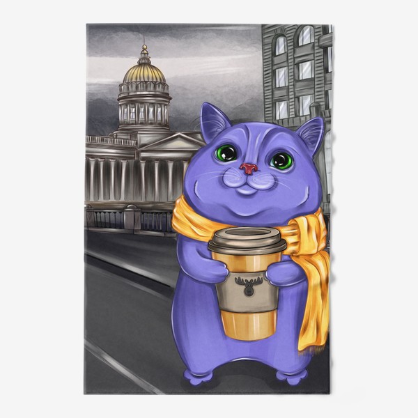 Полотенце «Кот в Питере»
