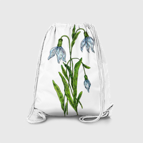 Рюкзак «Первые цветы подснежники»