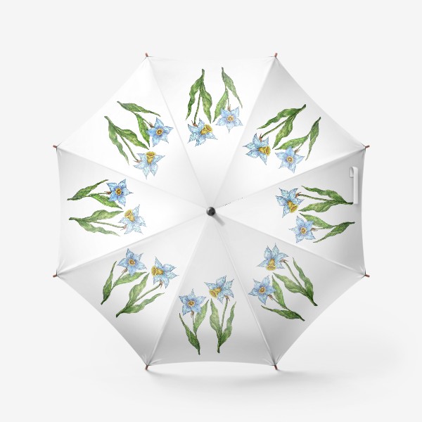 Зонт &laquo;Нарциссы белые цветы&raquo;