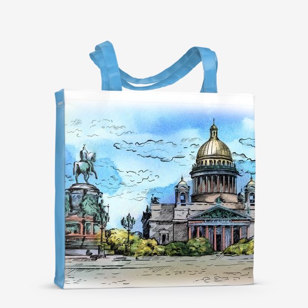 Сумка-шоппер «Исаакиевский собор, Санкт-Петербург»