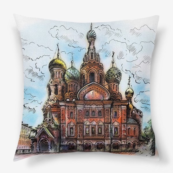 Подушка «Спас на Крови, Санкт-Петербург»