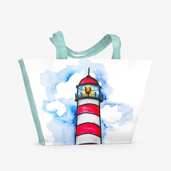 Пляжная сумка «Ты мой маяк»