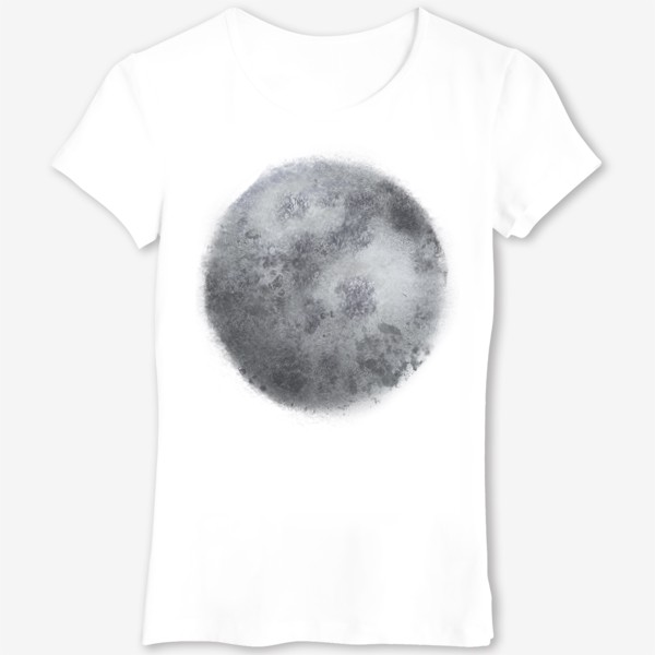 Футболка «Луна. Серый шар. »