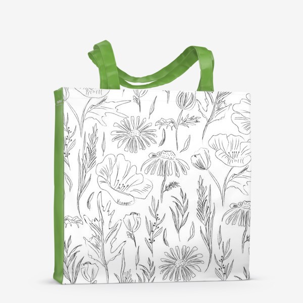 Сумка-шоппер «луговые цветы»