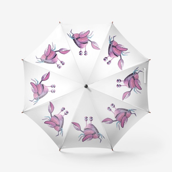 Зонт «Розовый краб»