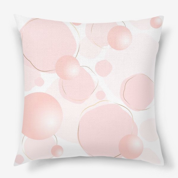 Подушка «Нежный розовый паттерн»