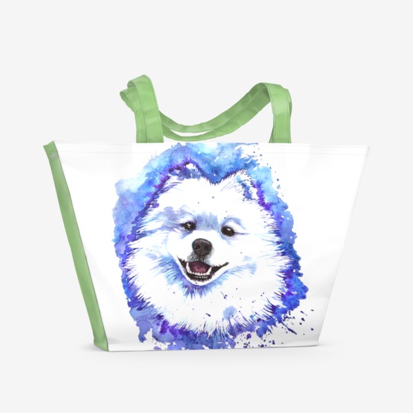 Пляжная сумка «Снежный пёс»
