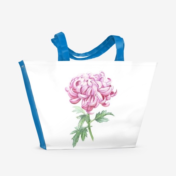 Пляжная сумка «Хризантема розовая»