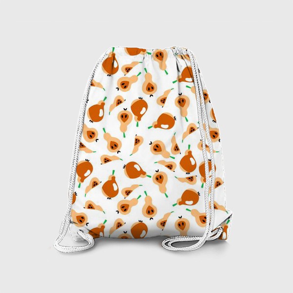 Рюкзак «Оранжевые груши паттерн»