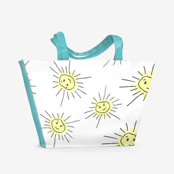 Пляжная сумка «Утонченные солнышки»