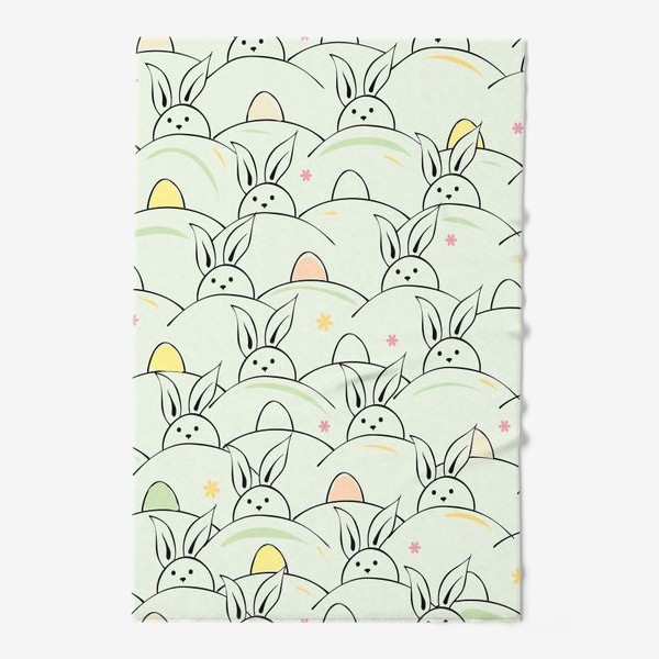 Полотенце «пасхальные зайцы»
