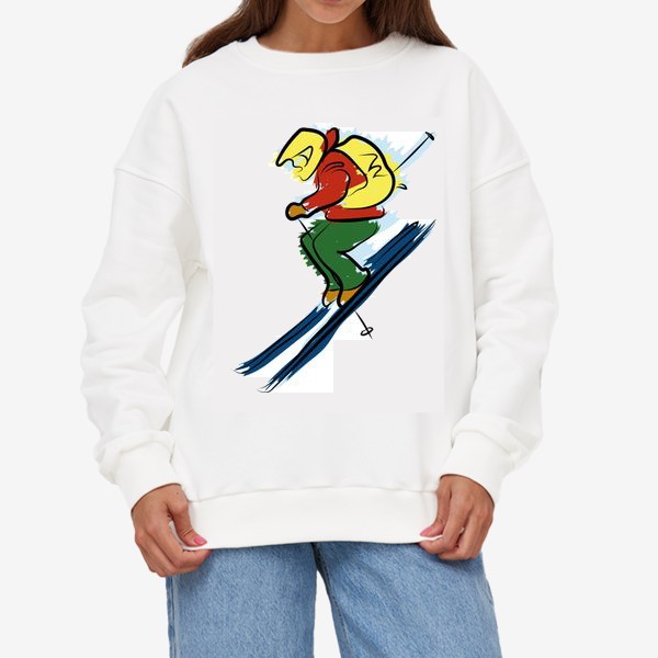 Свитшот «Горный лыжник»