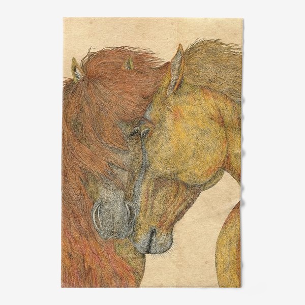 Полотенце «Две лошади»