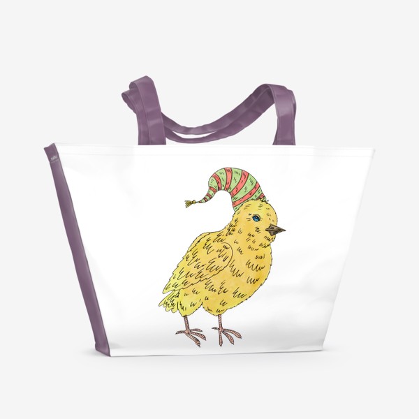 Пляжная сумка «Милый цыпленок»