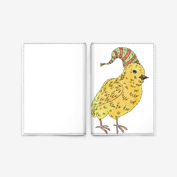 Обложка для паспорта «Милый цыпленок»