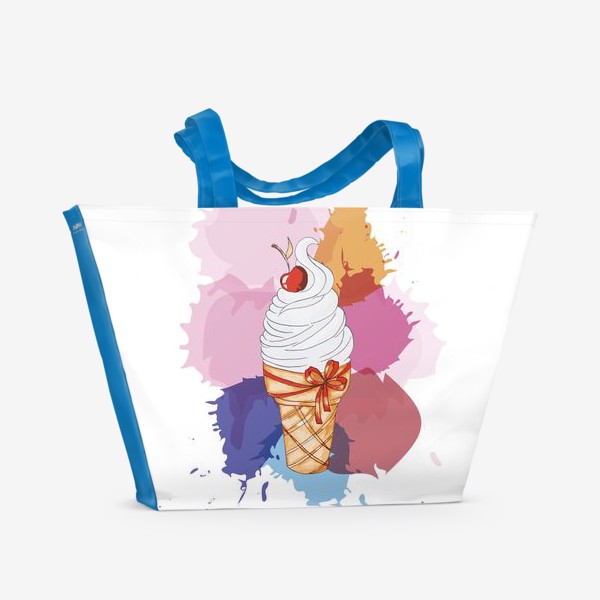 Пляжная сумка «мороженка»