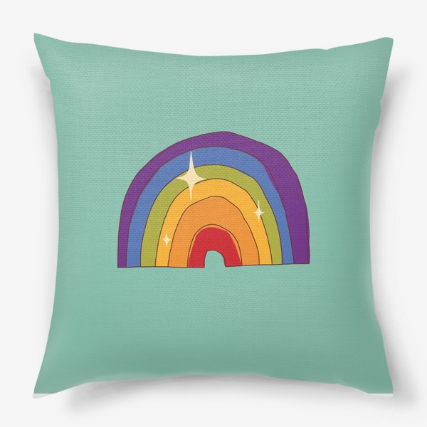 Подушка «Shiny summer rainbow»