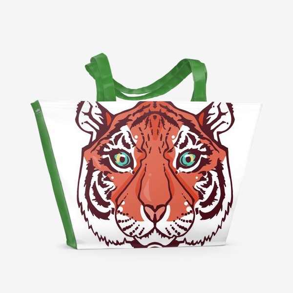 Пляжная сумка «Глаза тигра»
