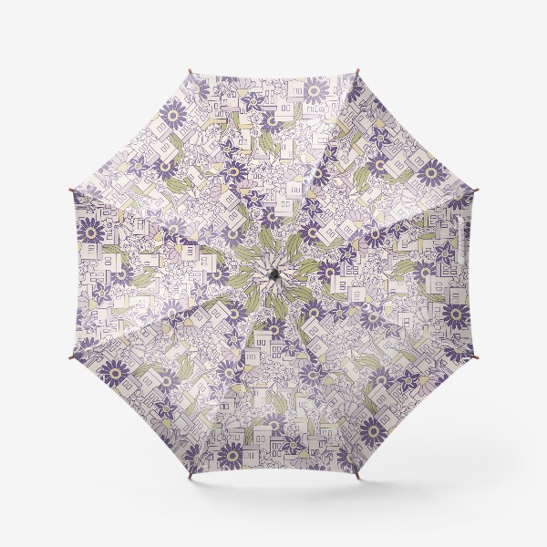 Зонт «Цветочный город»