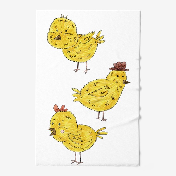 Полотенце «Веселые цыплята»