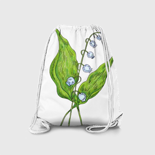 Рюкзак «Майский ландыш весенний цветок»
