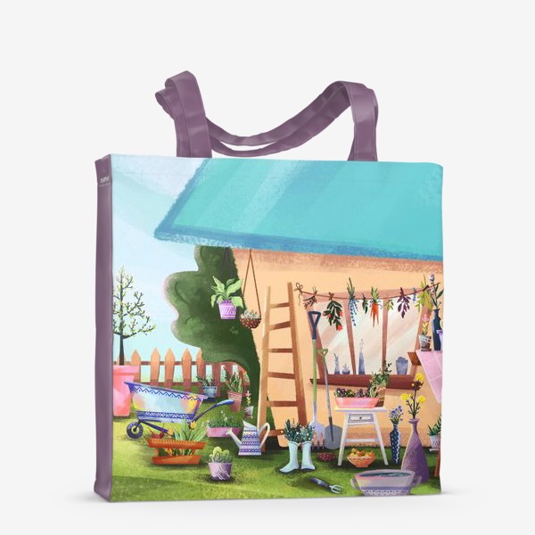 Сумка-шоппер «Летний день в саду»