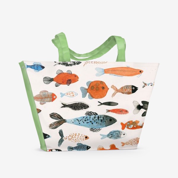 Пляжная сумка «Рыбки »