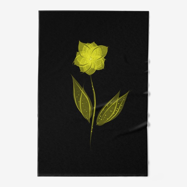 Полотенце «Нежный цветок, незабудка, поздравление на 8 марта»