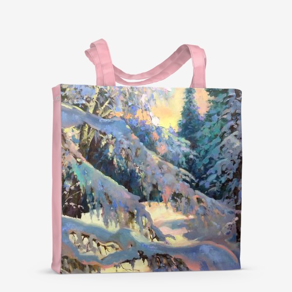 Сумка-шоппер «Снежные лапы зимы»