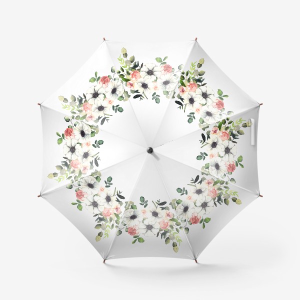 Зонт «Белые анемоны»