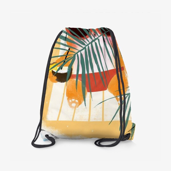 Рюкзак «Пляжный корги»