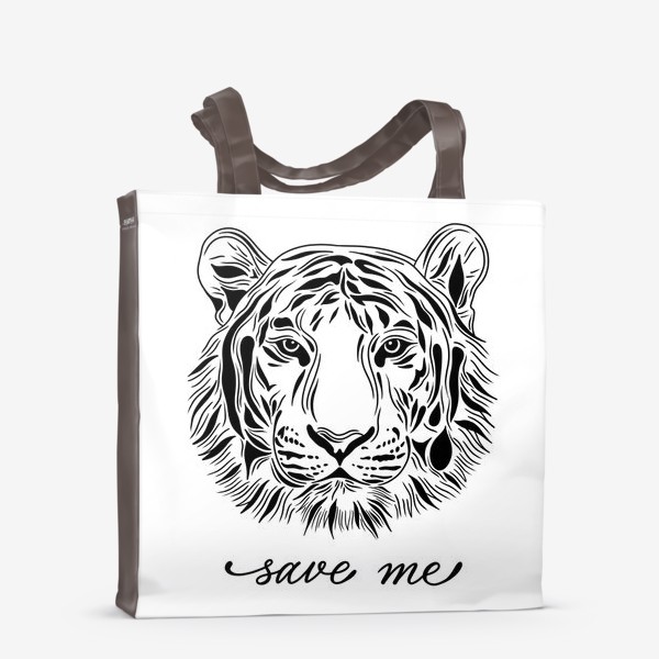 Сумка-шоппер «Амурский тигр. Save me»