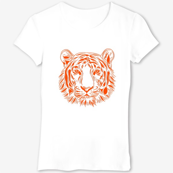 Футболка «Амурский тигр. Оранжевый»