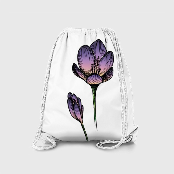 Рюкзак «Лиловый цветок»