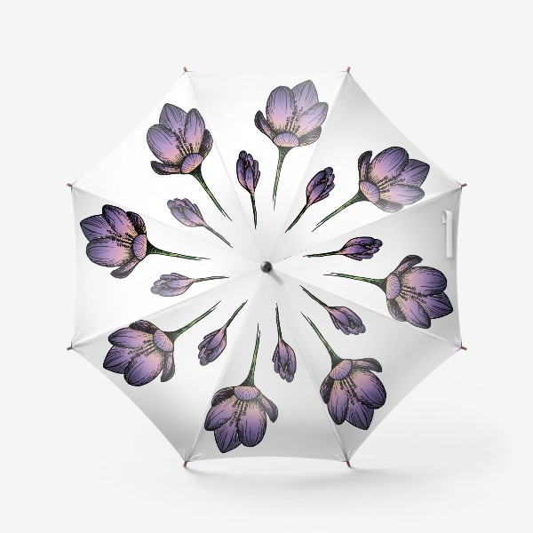 Зонт «Лиловый цветок»